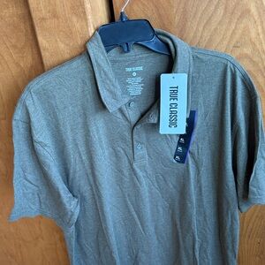 True Classic Olive Green Polo Shirt